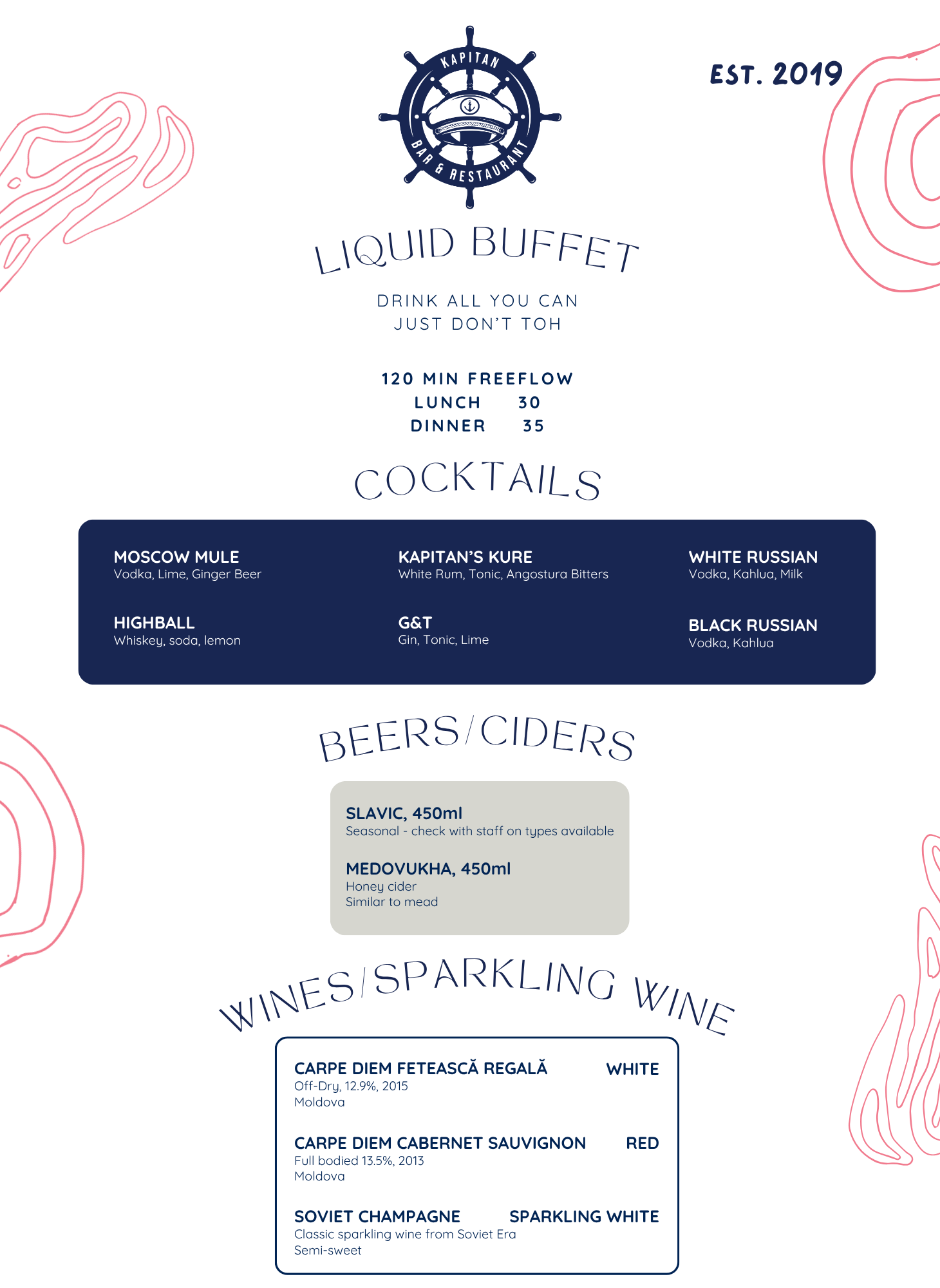 LIQUID BUFFET