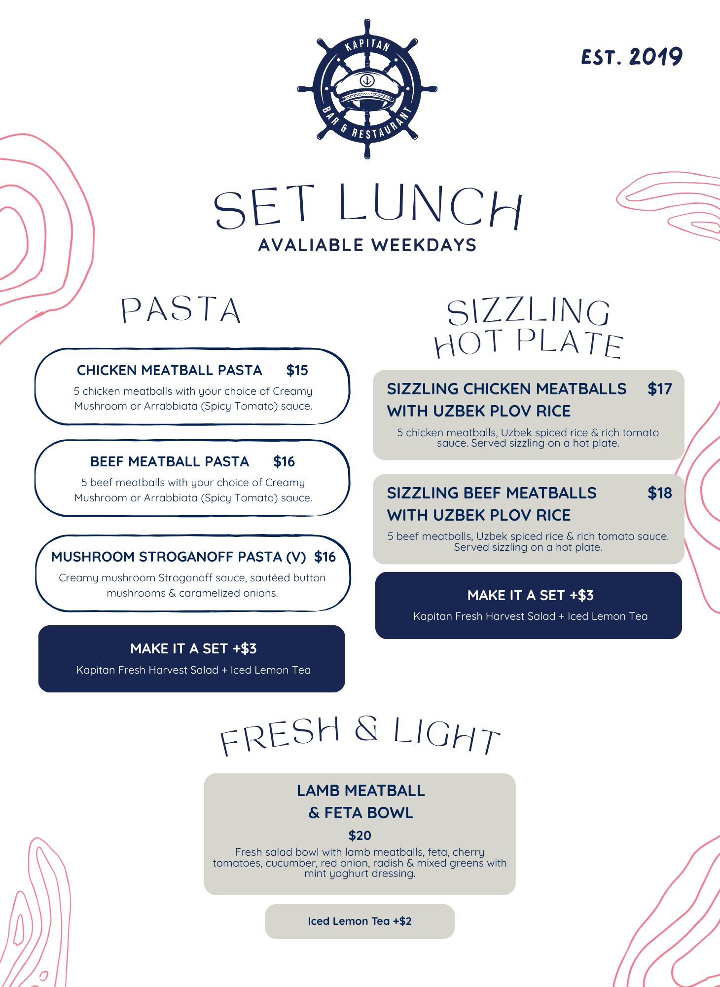 NEW SET LUNCH 2