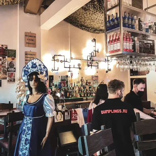 Lunch and carefully avoiding politics at the only Russian-Ukrainian restaurant in Singapore